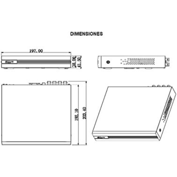 DAHUA COOPER XVR1B04 – 4 Channel PentaHybrid DVR 1080P Lite/ 720P/ H265+ (Up to 6TB SATA, 1 IP Channel) - Image 5