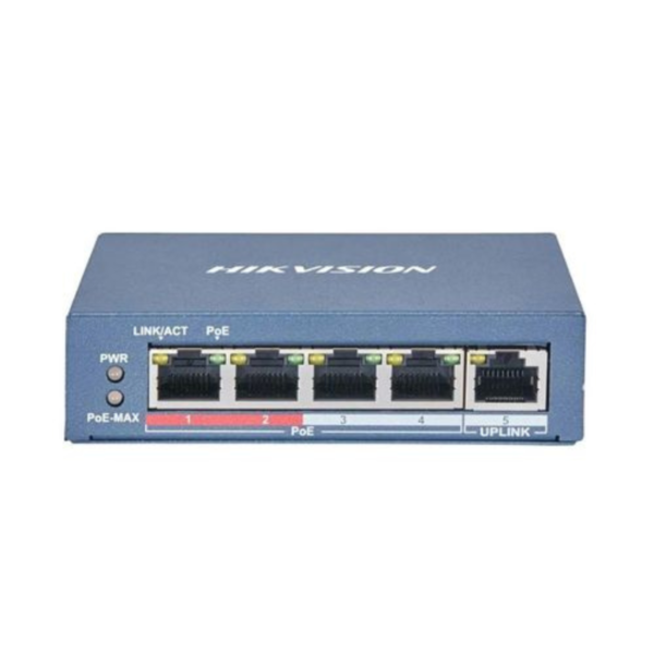 Hikvision Switch POE 4 Port 10/100 Unmanaged
