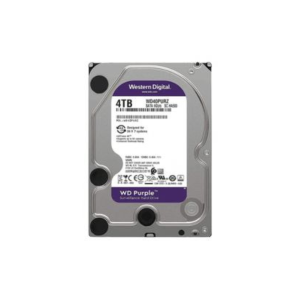 Western Digital Purple 4TB Hard Disk for DVR/NVR – 24/7 Surveillance